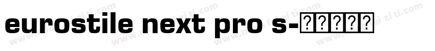 eurostile next pro s字体转换